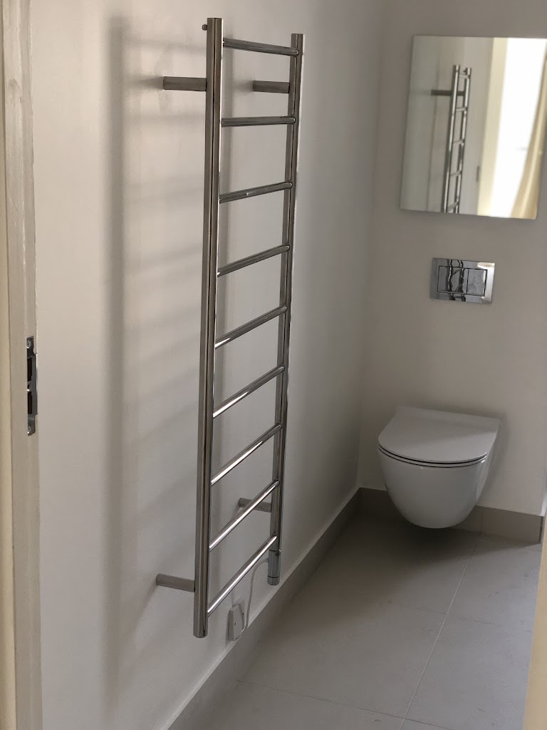 Electric towel rail installation